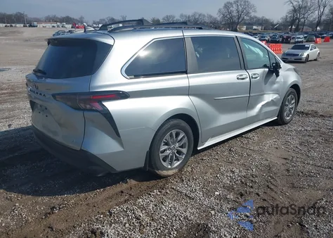 2025 Toyota Sienna Le z USA, uszkodzony, nr VIN 5TDKRKEC6SS244135